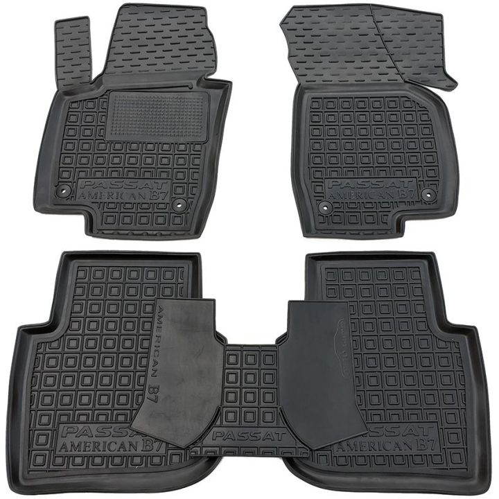 Коврики в салон для Volkswagen Passat B7 2011-2019 Америка, резиновые (AVTO-Gumm)