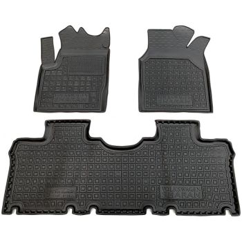Коврики в салон для Volkswagen Sharan 1995-2010 (5мест), резиновые (AVTO-Gumm)