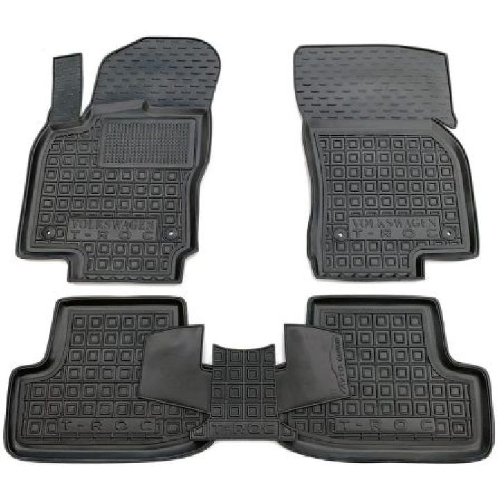 Коврики в салон для Volkswagen T-Roc '18-, резиновые (AVTO-Gumm)
