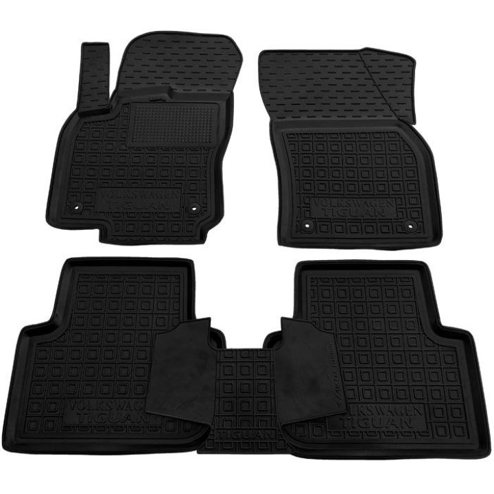 Коврики в салон для Volkswagen Tiguan 2016-, резиновые (AVTO-Gumm)