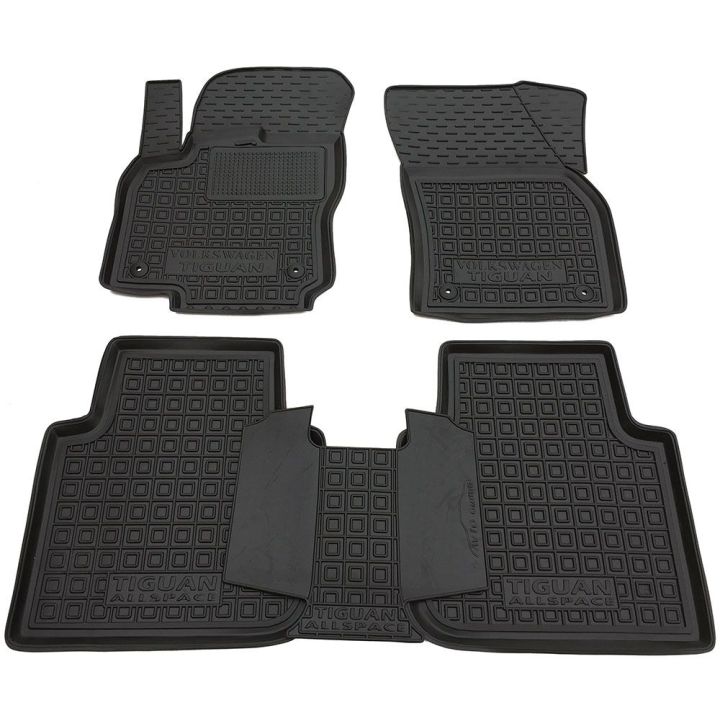 Коврики в салон для Volkswagen Tiguan Allspace 2018-, резиновые (AVTO-Gumm)