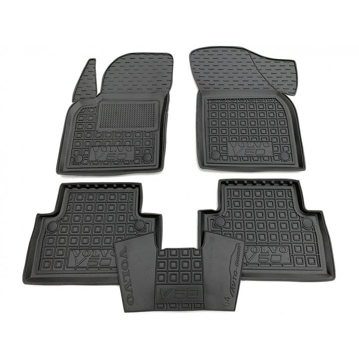 Коврики в салон для Volvo V50 '04-12, резиновые (AVTO-Gumm)