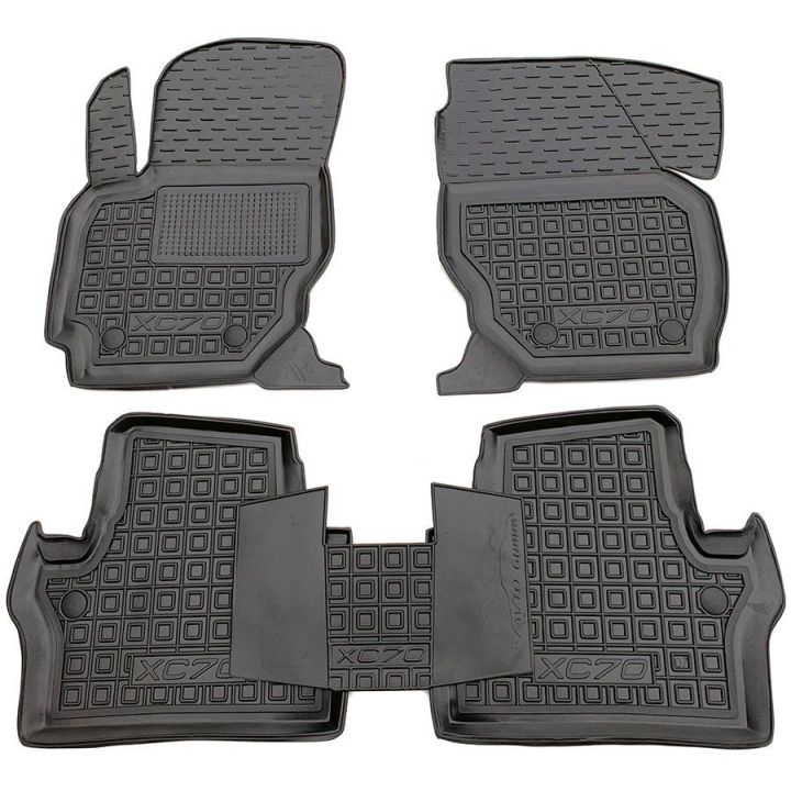 Коврики в салон для Volvo XC70 2007-, резиновые (AVTO-Gumm)