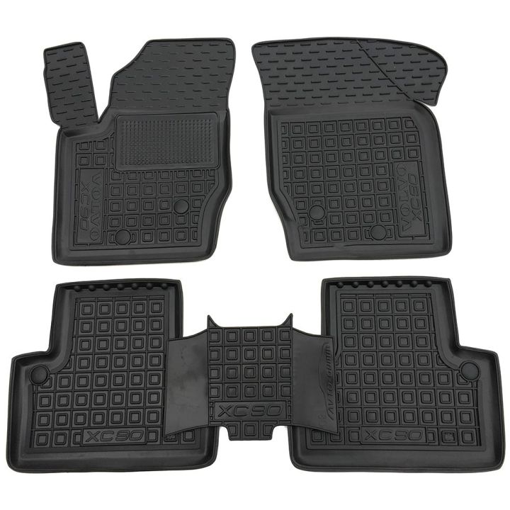 Коврики в салон для Volvo XC90 2002-2014, резиновые (AVTO-Gumm)