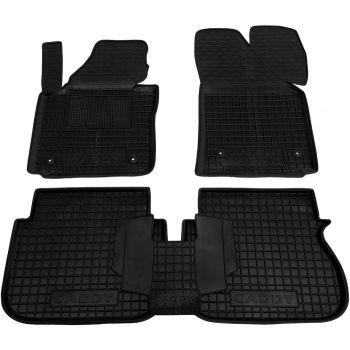 Коврики в салон для Volkswagen Caddy '04-15 (3 двери), резиновые (AVTO-Gumm)