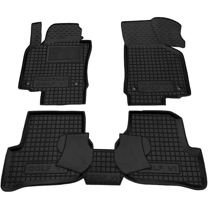 Коврики в салон для Volkswagen Golf 6 '09-12, резиновые (AVTO-Gumm)