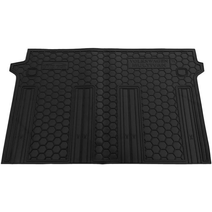 Коврики в салон для Volkswagen T5 Multivan 2010- (второй ряд), резиновые (AVTO-Gumm)