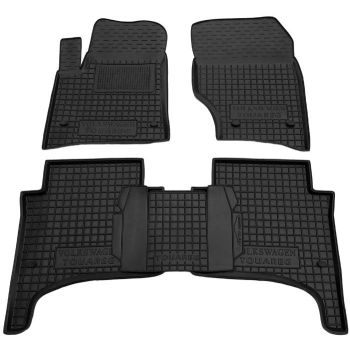 Коврики в салон для Volkswagen Touareg '02-09, резиновые (AVTO-Gumm)