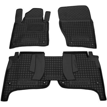 Коврики в салон для Volkswagen Touareg 2011-, резиновые (AVTO-Gumm)