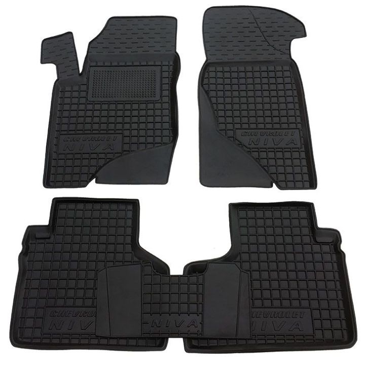 Коврики в салон для Chevrolet Niva 02- резиновые (AVTO-Gumm)