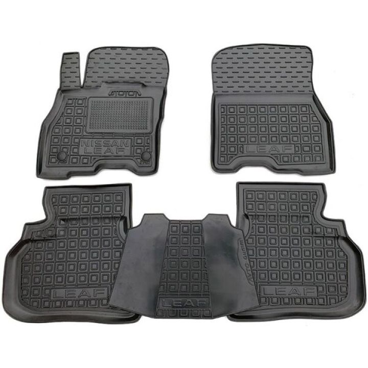 Коврики в салон для Nissan Leaf ZE1 '18-, резиновые (AVTO-Gumm)