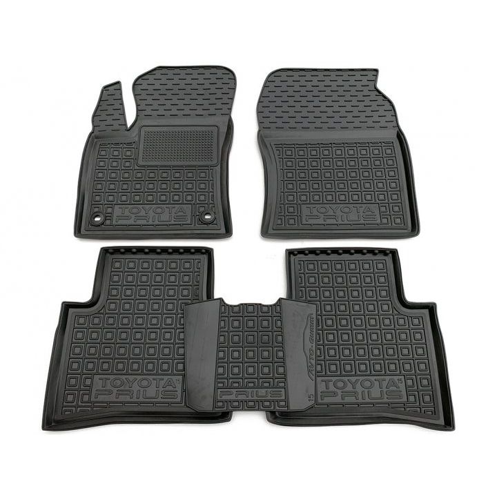 Коврики в салон для Toyota Prius 4 '16-, резиновые (AVTO-Gumm)