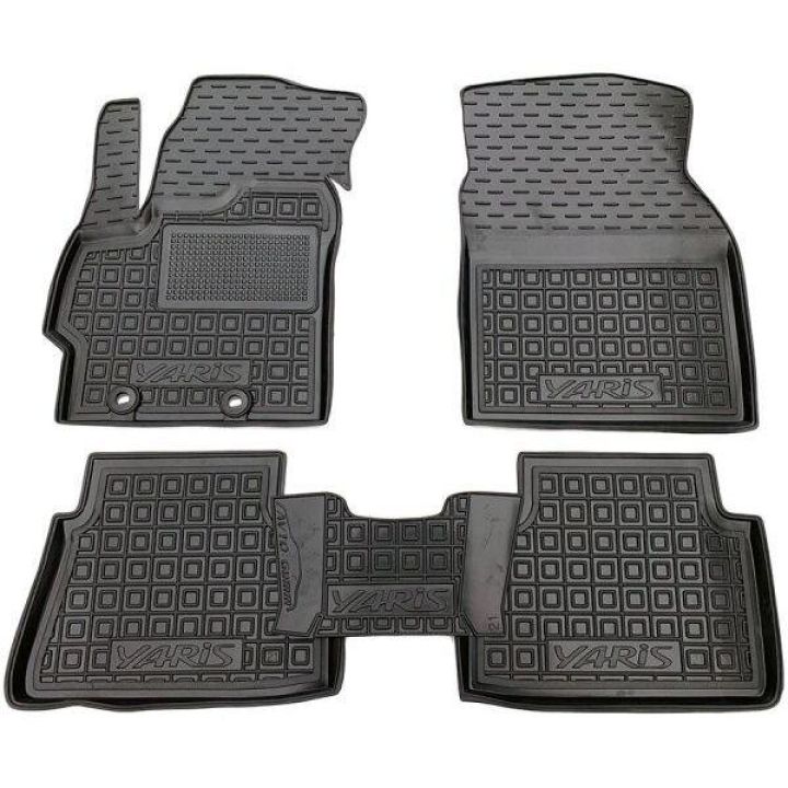 Коврики в салон для Toyota Yaris '20-, резиновые (AVTO-Gumm)