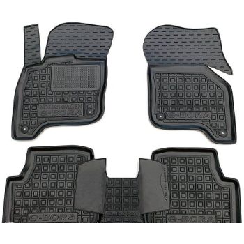 Коврики в салон для Volkswagen e-Bora '19-, резиновые (AVTO-Gumm)