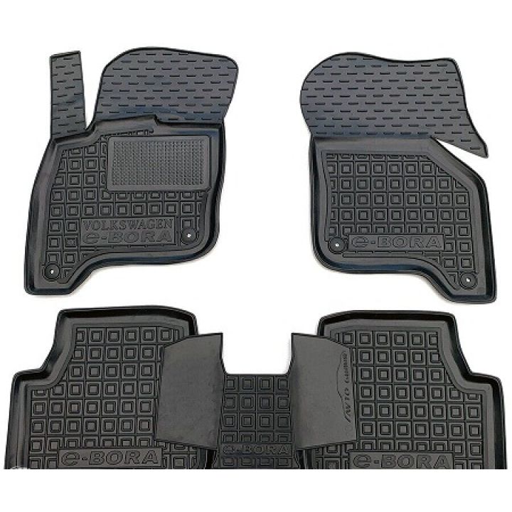 Коврики в салон для Volkswagen e-Bora '19-, резиновые (AVTO-Gumm)
