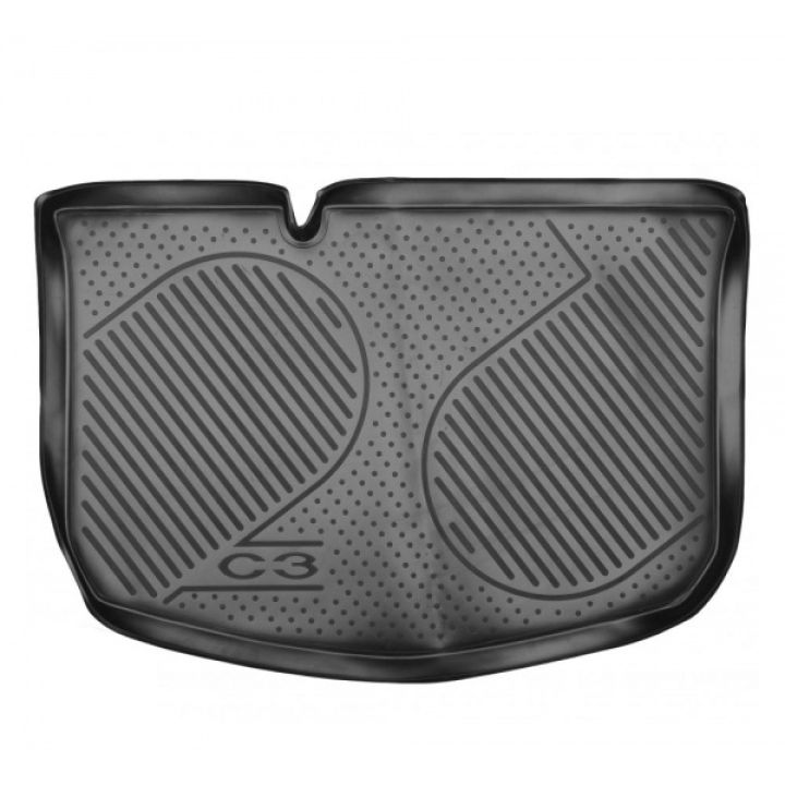 Коврик в багажник для Citroen C3 '02-09, полиуретановый Novline-Element