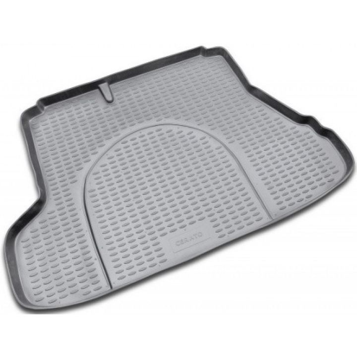 Коврик в багажник для Kia Cerato '04-09 седан, полиуретановый Novline-Element