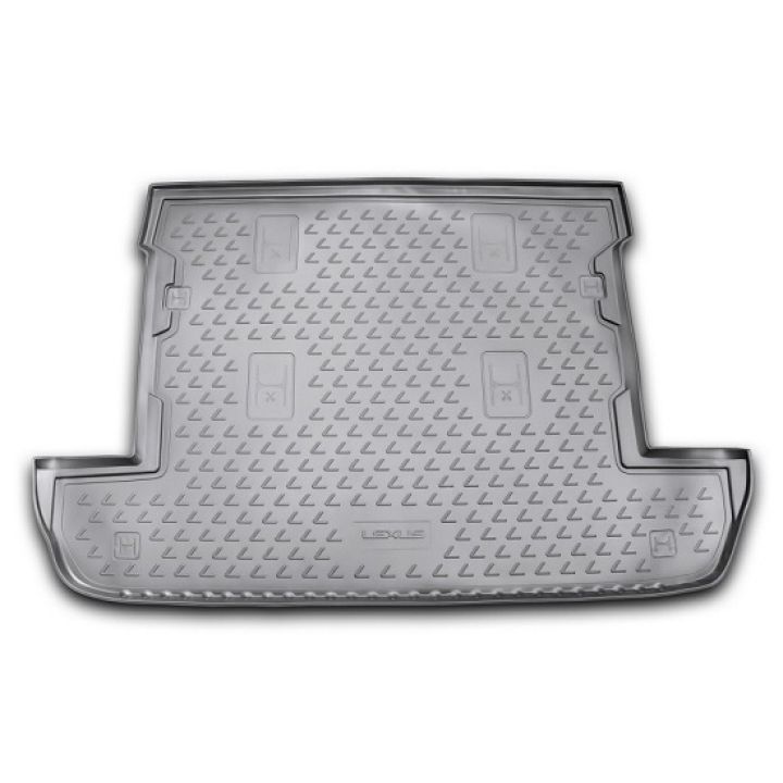 Коврик в багажник для Lexus LX 570 '08- (7 мест), полиуретановый Novline-Element