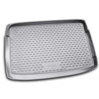 Коврик в багажник для Volkswagen Polo '09-17 хетчбек верхний, полиуретановый Novline-Element