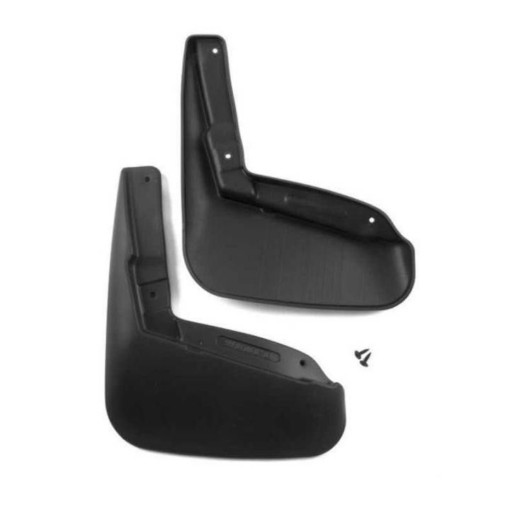 Брызговики задние для Skoda Octavia A7 '13- седан, полиуретановые (Frosch)