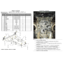 Защита двигателя, радиатора и КПП для Audi A4 '15-, V-2,0TFSI, (Кольчуга)