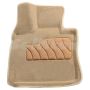 Коврики в салон 3d для BMW X5 F15 '14-18, бежевые текстильные, (Seintex)