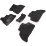 Коврики в салон 3d для BMW X5 G05 '18-, черные текстильные, (Seintex)
