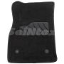 Коврики в салон 3d для Chevrolet Cruze '09-16, черные текстильные, (Seintex)