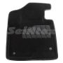 Коврики в салон 3d для Hyundai Santa Fe '13-17 DM, черные текстильные, (Seintex)