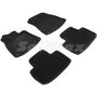 Коврики в салон 3d для Lexus IS '13-, черные текстильные, (Seintex)