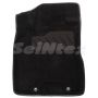 Коврики в салон 3d для Nissan X-Trail '08-15, черные текстильные, (Seintex)