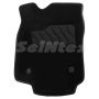Коврики в салон 3d для Opel Astra H '04-15, черные текстильные, (Seintex)