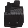Коврики в салон 3d для Renault Duster '10-15, черные текстильные, (Seintex)