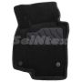 Коврики в салон 3d для Skoda Octavia A5 '05-13, черные текстильные, (Seintex)