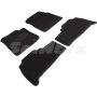 Коврики в салон 3d для Toyota Land Cruiser 200 '12-, черные текстильные, (Seintex)