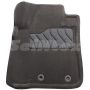 Коврики в салон 3d для Toyota Land Cruiser 200 '12-, серые текстильные, (Seintex)