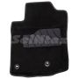 Коврики в салон 3d для Toyota LC Prado 150 '13-, черные текстильные, (Seintex)