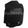 Коврики в салон 3d для Toyota RAV4 2013 - 2018, черные текстильные, (Seintex)