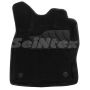 Коврики в салон 3d для Volkswagen Golf 7 '12-20, черные текстильные, (Seintex)