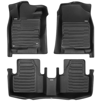 Коврики в салон для Audi Q5 '08-17 экокожа, черные (Skopa)