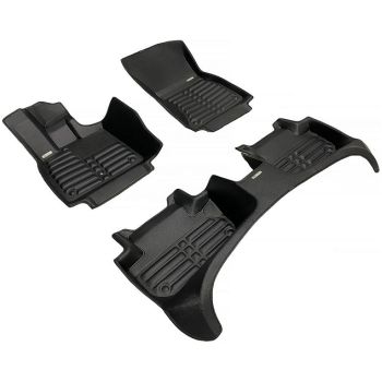 Килимки в салон Audi Q5 2017 - екошкіра, чорні (Skopa)