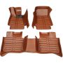 Коврики в салон для Audi Q7 '05-14 экокожа, коричневые (Skopa)