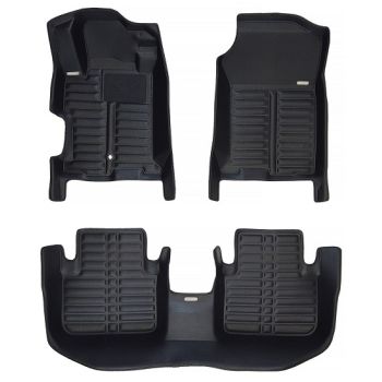 Коврики в салон для Honda Accord 9 '13-17, экокожа черные (Skopa)