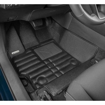 Коврики в салон для Mazda CX-3 '15-, экокожа черные (Skopa)