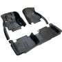 Коврики в салон для Subaru Outback '15-, из экокожи черные (Skopa)
