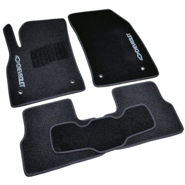 Коврики в салон для Chevrolet Spark '11-, велюровые (Фортуна)