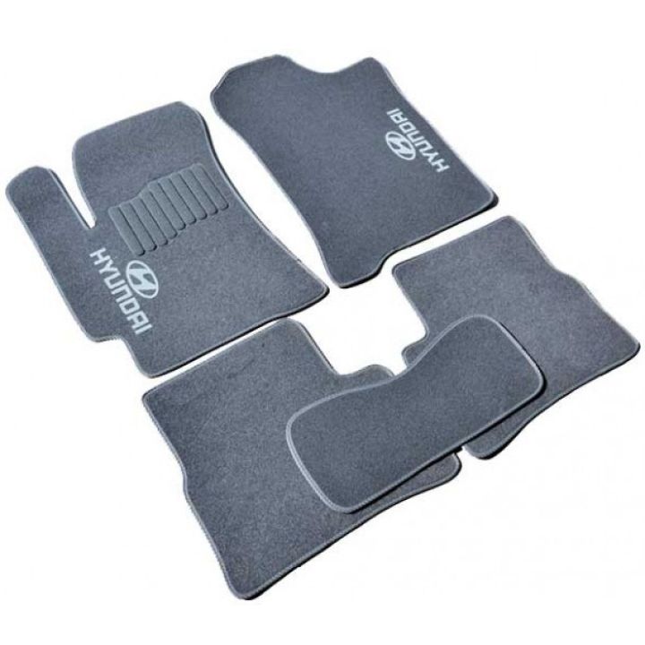 Коврики в салон для Hyundai Accent '01-05, велюровые (Фортуна)