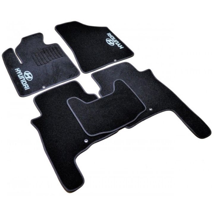 Коврики в салон для Hyundai Santa Fe '06-10 CM, велюровые (Фортуна) Коврики в салон для Hyundai Santa Fe '06-10 CM, велюровые (Фортуна)