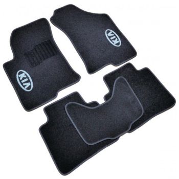 Коврики в салон для Kia Cadenza '11-16, велюровые (Фортуна)