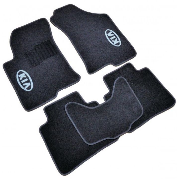 Коврики в салон для Kia Cadenza '11-16, велюровые (Фортуна)